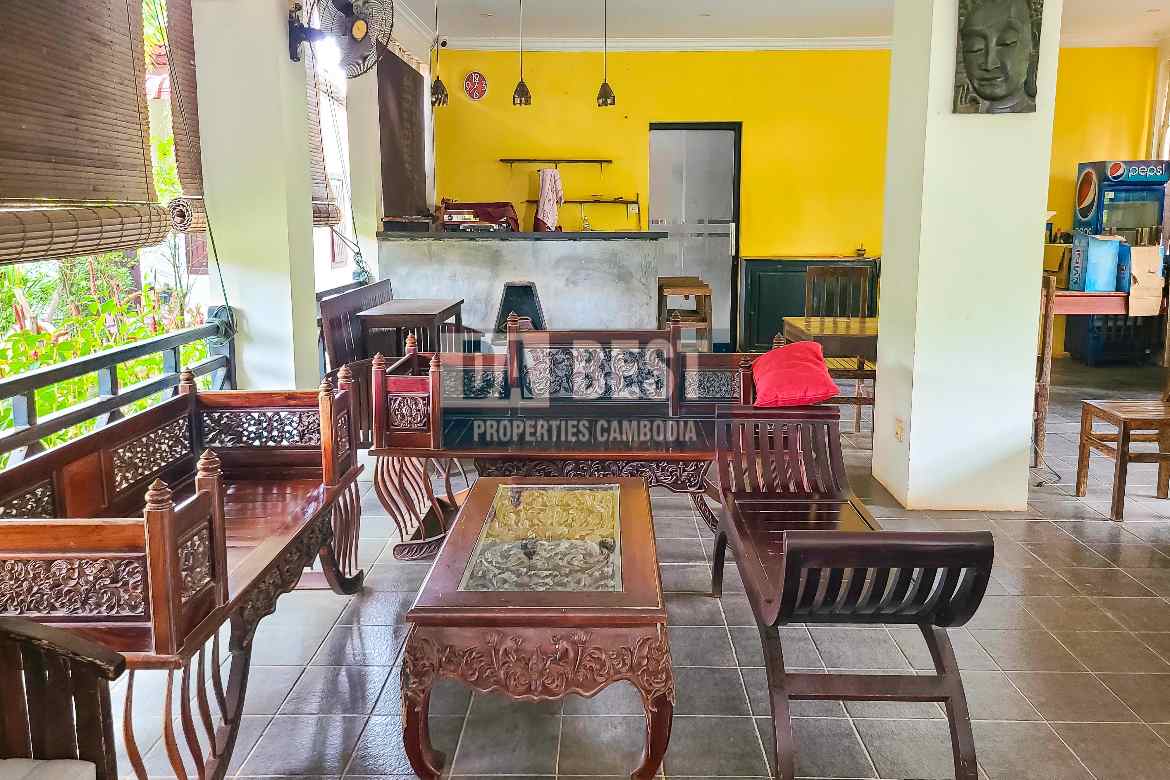 30 Room Boutique Hotel For Sale In Siem Reap - Sala Kamreuk - Reception