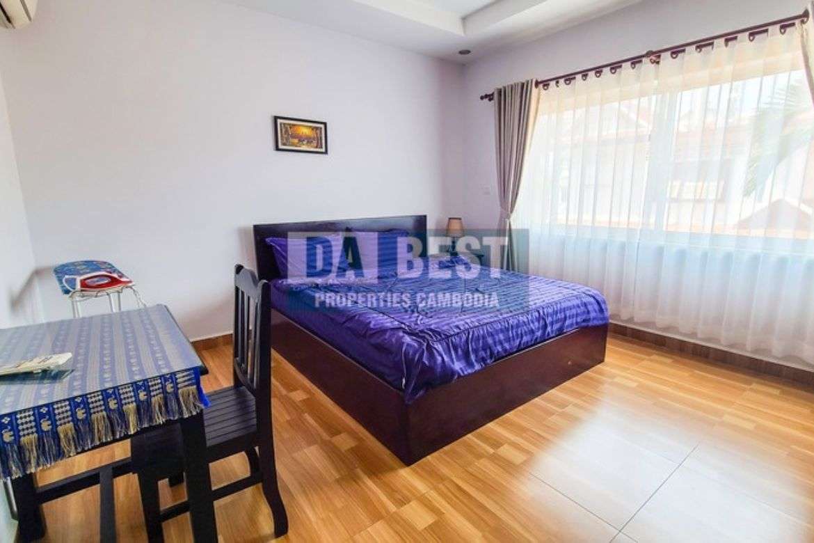 Central 1 BR Apartment for Rent in Siem Reap –Slor Kram - Bedroom