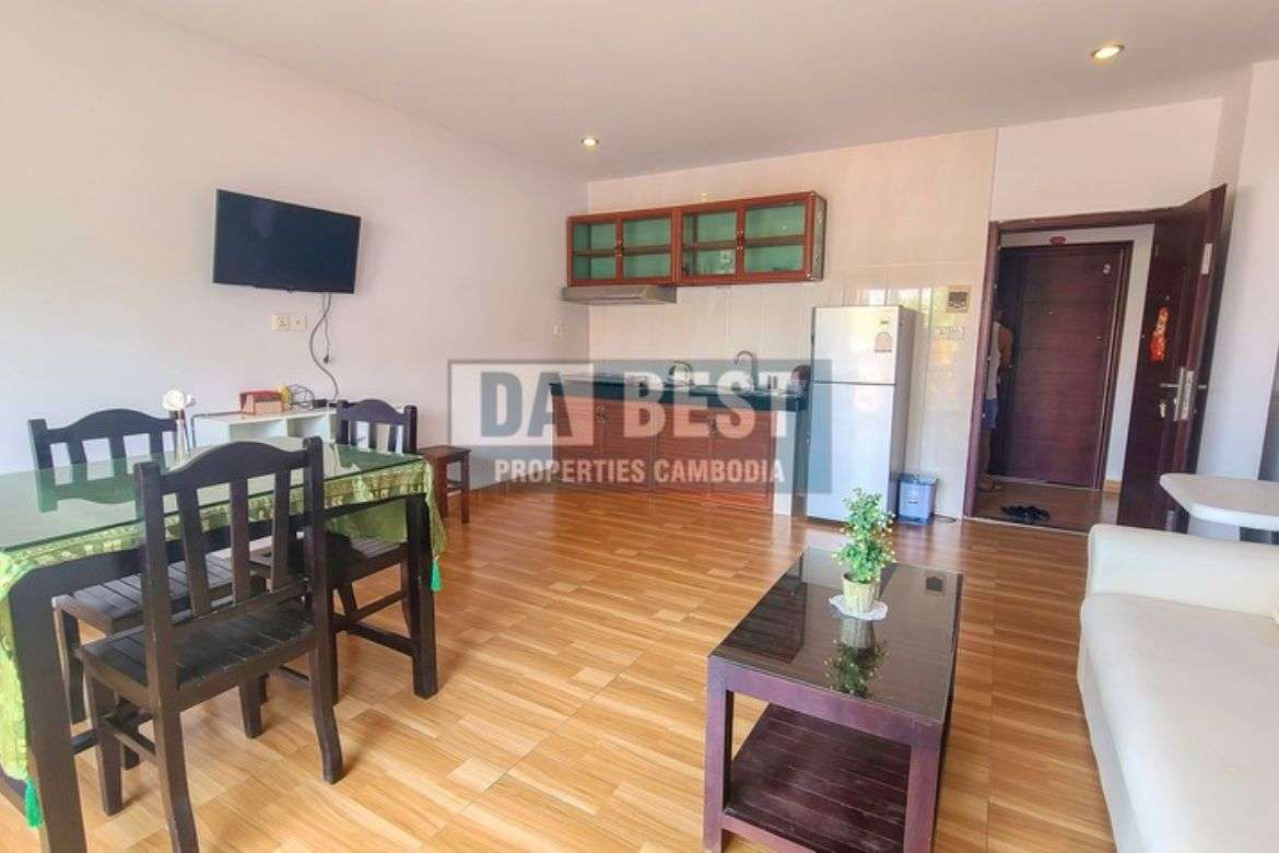 Central 1 BR Apartment for Rent in Siem Reap –Slor Kram - Living area - 1