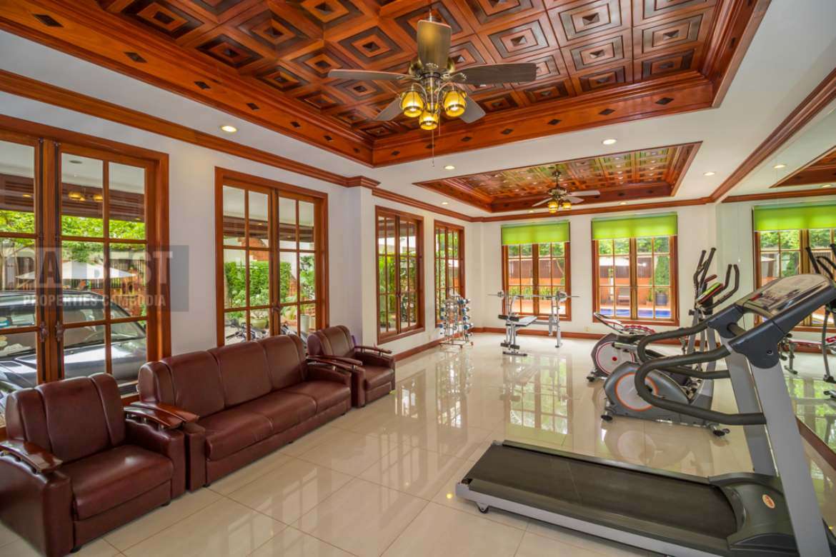 _Central 1BR apartment for rent in Siem Reap Wat Bo - Pool Gym - Gym- 1