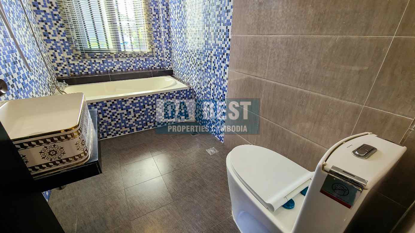 Modern 1 Bedroom Apartment For Rent In Siem Reap – Sala Kamreuk - Bathroom