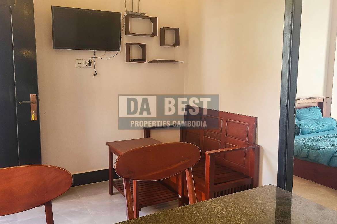 Modern 1 Bedroom Apartment For Rent In Siem Reap – Sala Kamreuk - Living area