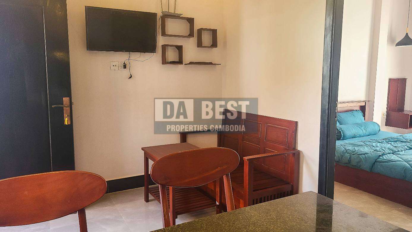 Modern 1 Bedroom Apartment For Rent In Siem Reap – Sala Kamreuk - Living area