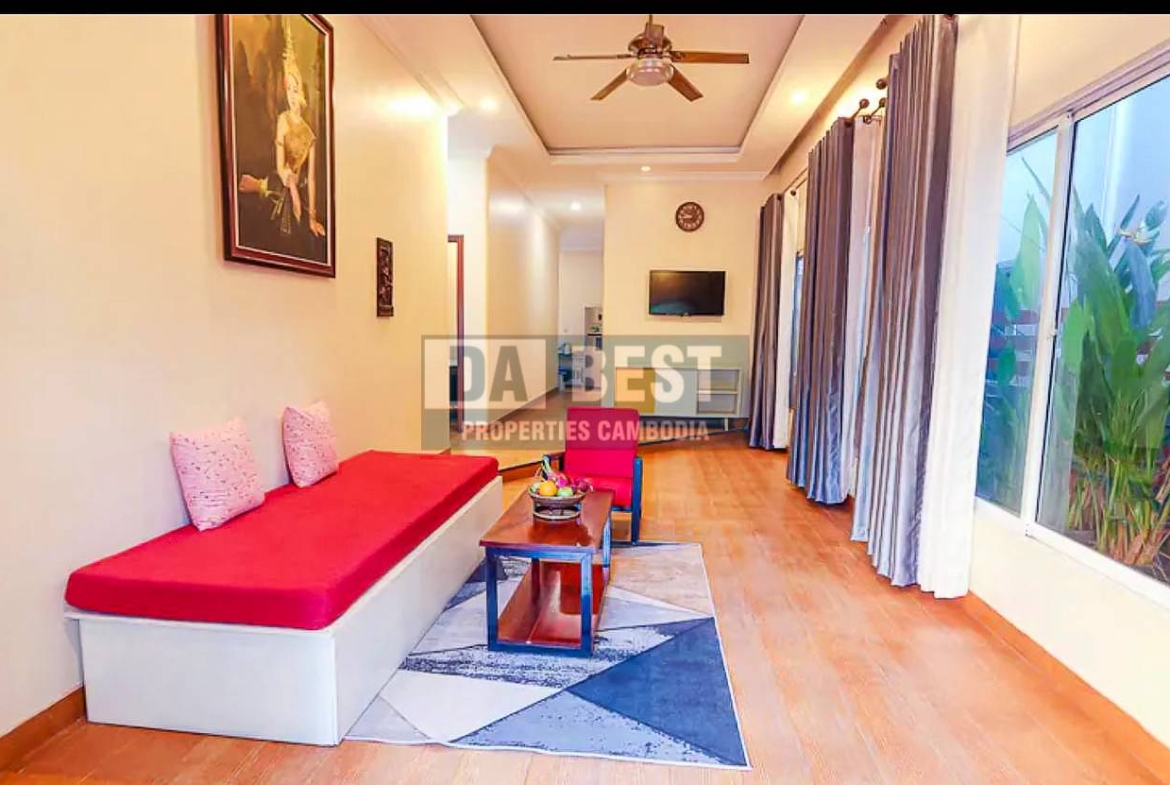 Private Villa 3 Bedroom With Swimming Pool For sale in Siem Reap - Living area
