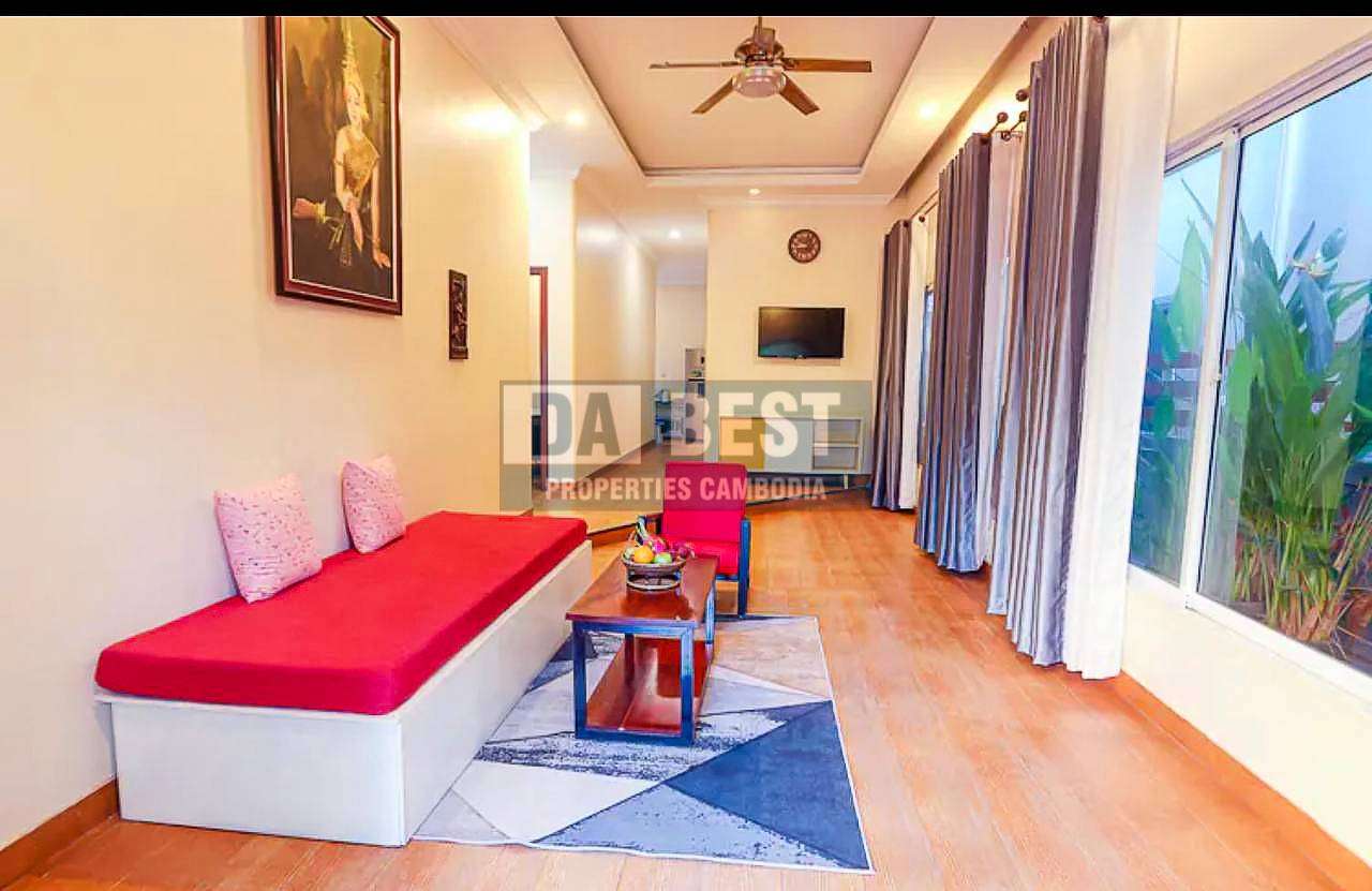 Private Villa 3 Bedroom With Swimming Pool For sale in Siem Reap - Living area