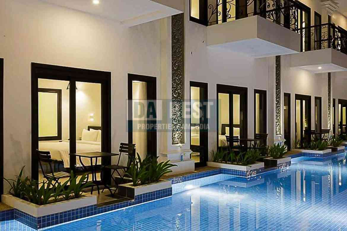 14 Room Boutique Hotel For Rent In Krong Siem Reap Near Pub Street - Swimming Pool - 1