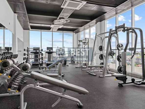 Amazing studio 15 floor last sea view condo for sale-Gym-1