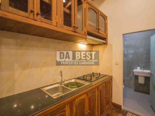 Large 2 Bedroom Apartment For Rent In Siem Reap Walking Distance To Central Park - Kitchen