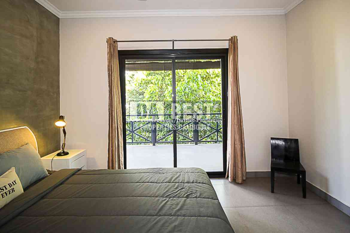 Modern Villa 2 Bedroom For Rent In Siem Reap – Slor Kram - Bedroom - 1