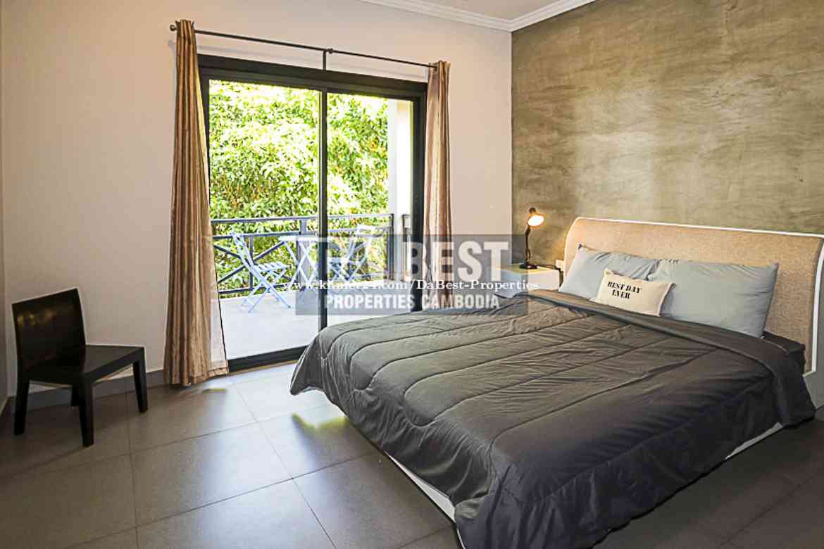 Modern Villa 2 Bedroom For Rent In Siem Reap – Slor Kram - Bedroom