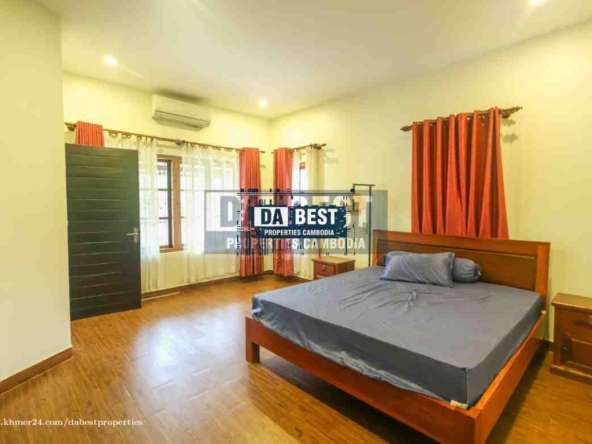 Private Villa 5 Bedroom with Pool For Rent in Siem Reap - Sala kamreuk - Bedroom