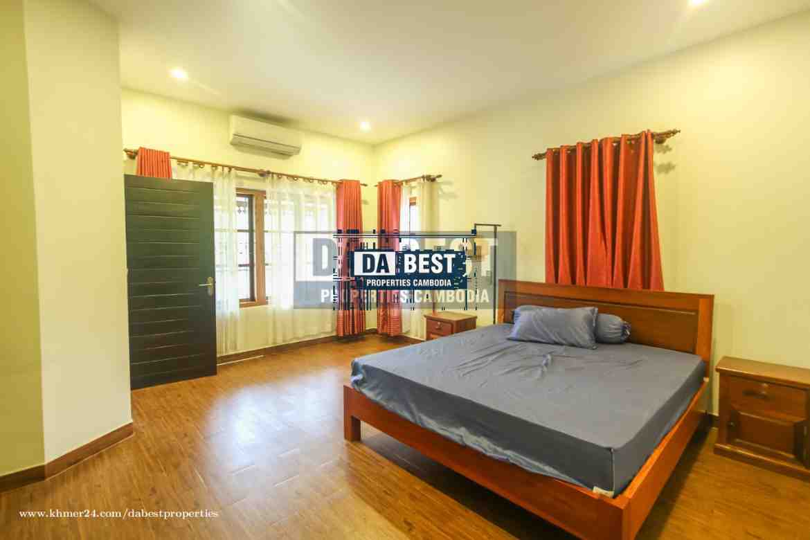 Private Villa 5 Bedroom with Pool For Rent in Siem Reap - Sala kamreuk - Bedroom
