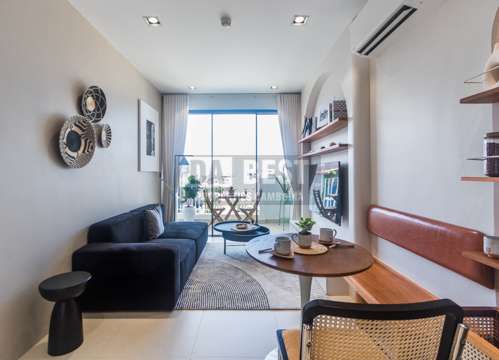 Rose Apple Square Siem Reap 1 Bedroom Condo for Sale in new project 2023 - Living area