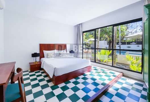 2 Bedrooms Apartment Pool For Rent In Siem Reap - Kouk Chak - Bedroom