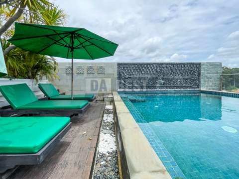 21-Rooms Boutique Hotel For Rent In Krong Siem Reap - Swimming Pool Roof Top