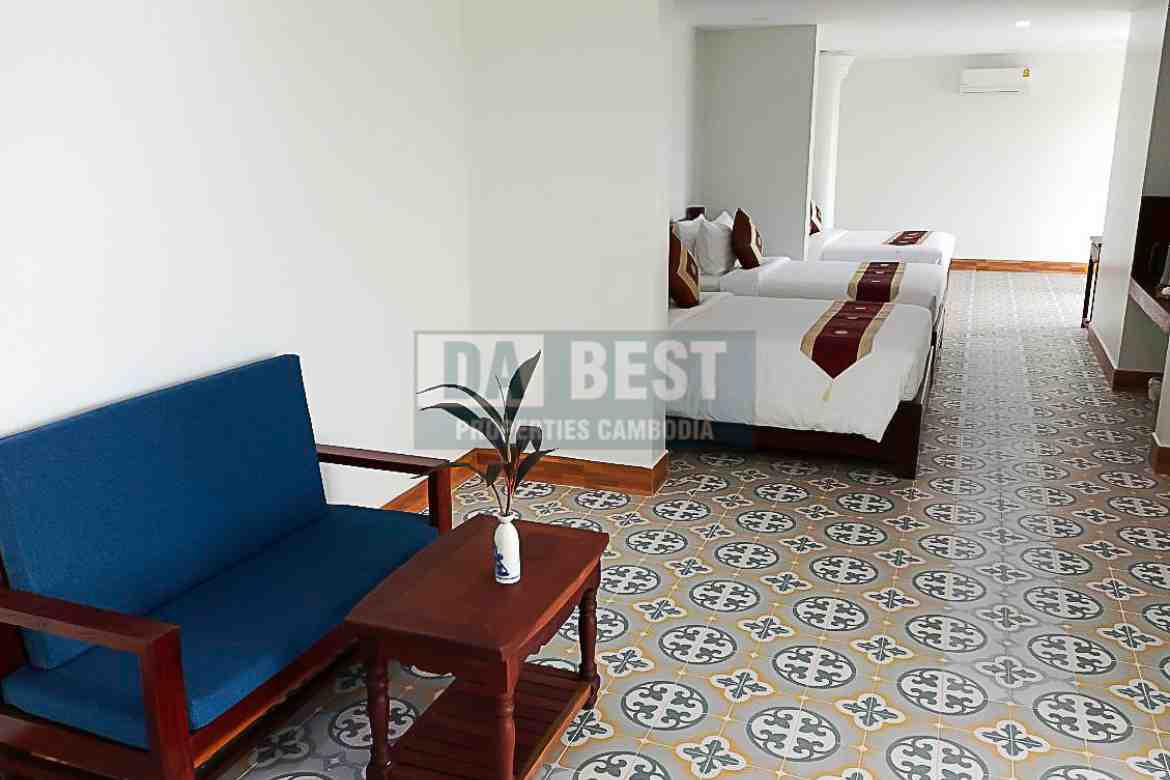36-Room Boutique Hotel For Rent In Krong Siem Reap - Three Bedroom