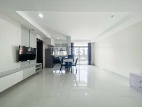 ST Premier Residence 3 Bedroom Apartment For Rent With Swimming Pool In Siem Reap - Living area -1