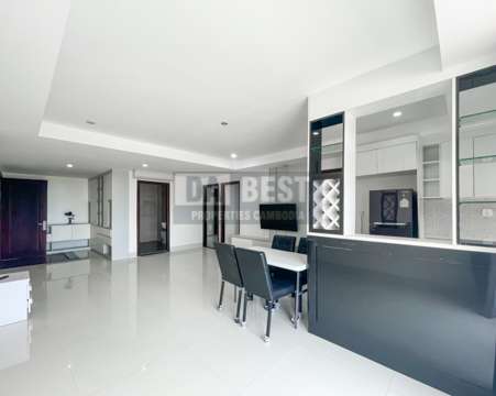 ST Premier Residence 3 Bedroom Apartment For Rent With Swimming Pool In Siem Reap - Living room