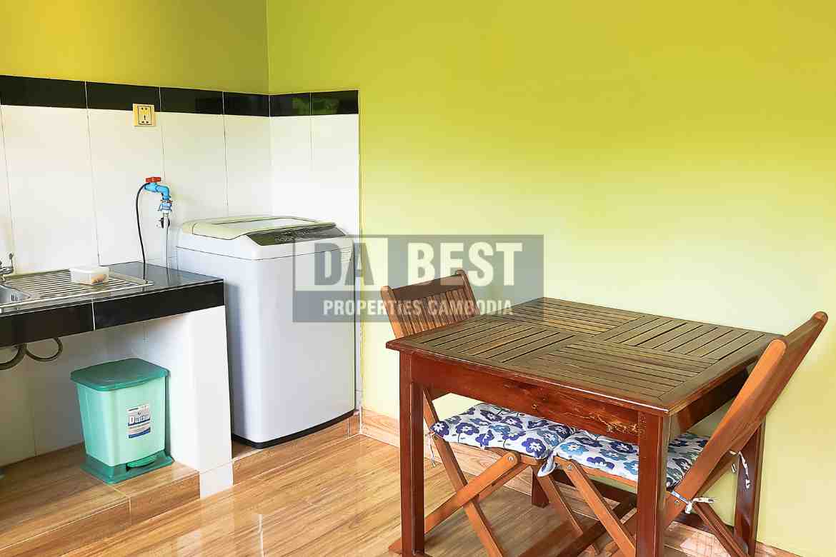 1 Bedroom Apartment For Rent In Siem Reap-Sala Kamreuk - Washing Machine