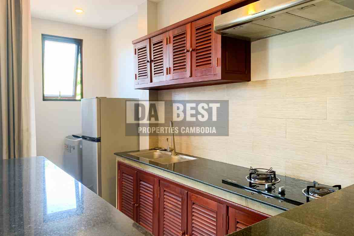 Central 1 Bedroom Apartment For Rent In Siem Reap – Night Market Area - Kitchen - 1