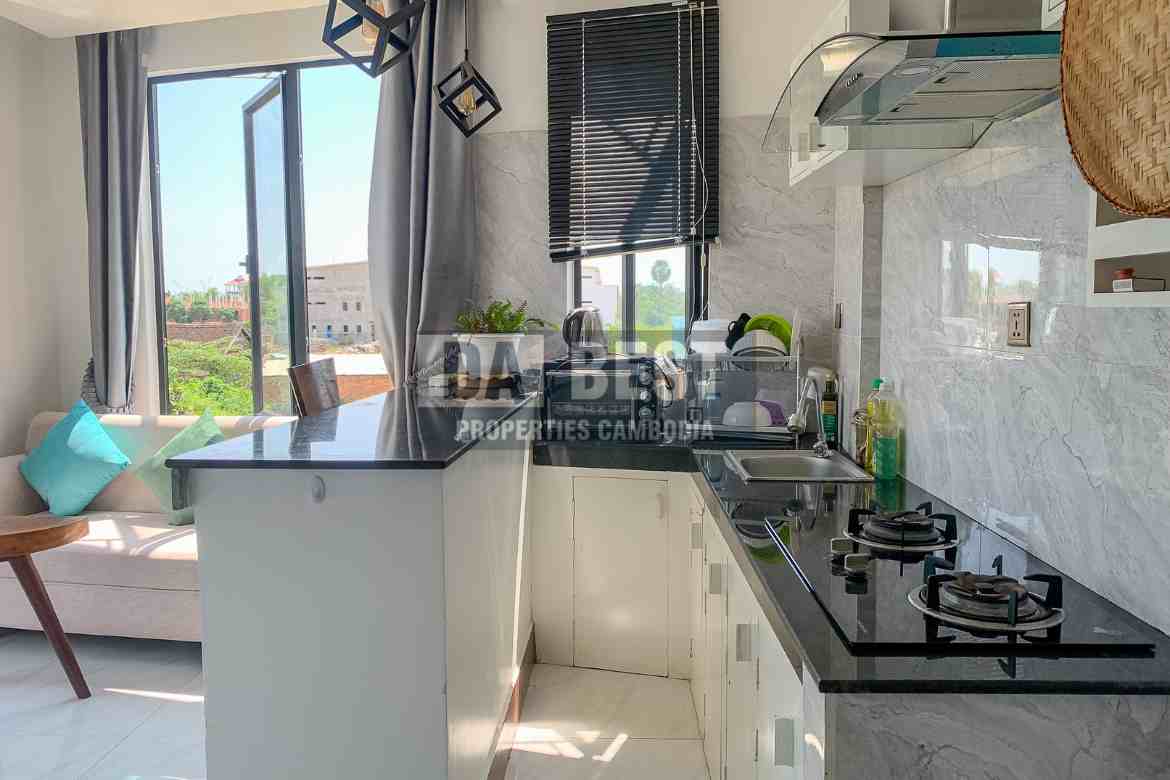 Modern 1 Bedroom Apartment For Rent in Siem Reap - Sala kamreuk - Kitchen - 1