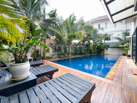 ST Premier Residence 3 Bedroom Apartment For Rent With Swimming Pool In Siem Reap - Swimming pool