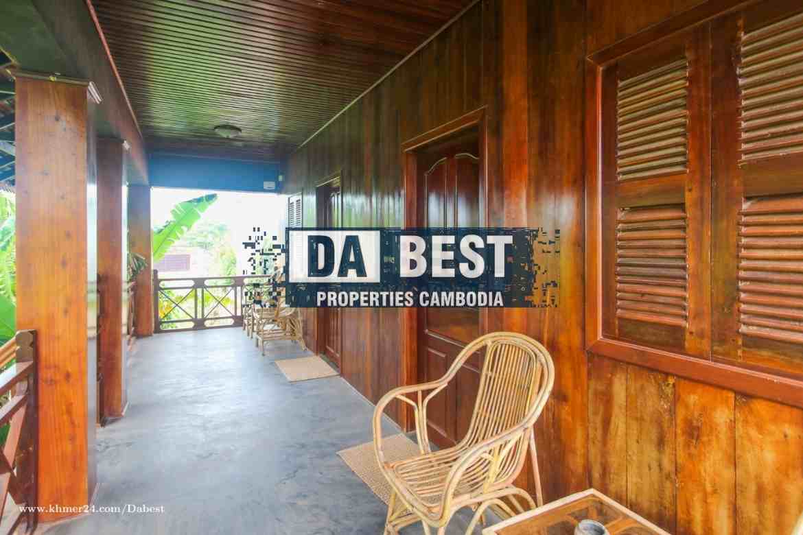 Wooden House 5 Bedroom For Sale In Siem Reap - ID SRV742 - Balcony - 1