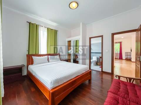 1 Bedroom Apartment With Pool For Rent In Svay Dankum – Bedroom-2