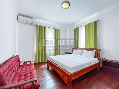 1 Bedroom Apartment With Pool For Rent In Svay Dankum – Bedroom