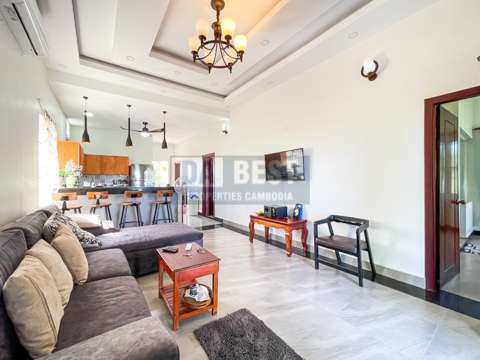 2 Bedrooms Private House For Rent In Siem Reap - Livingroom