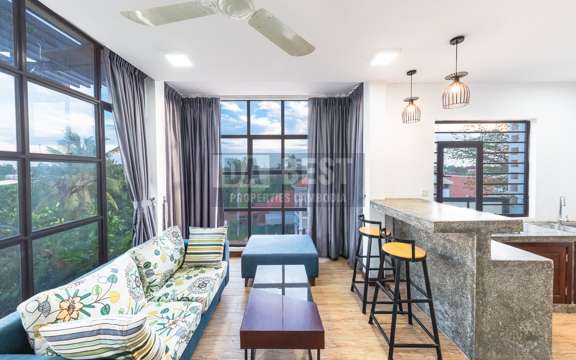 1 Bedroom Apartment For Rent In Siem Reap – Livingroom-2