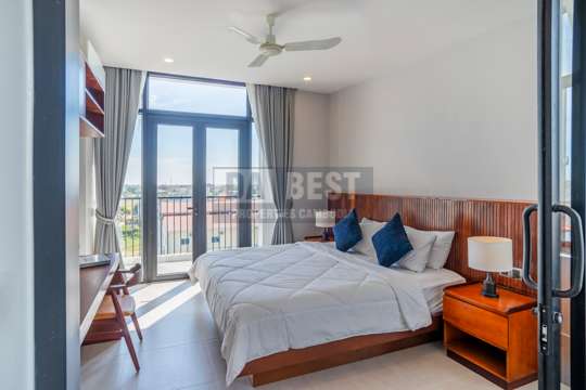 1 Bedroom Apartment for Rent with Pool in Krong Siem Reap - Bedroom