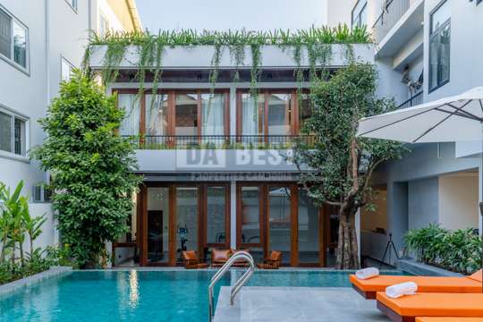 1 Bedroom Apartment for Rent with Pool in Krong Siem Reap - Pool-2