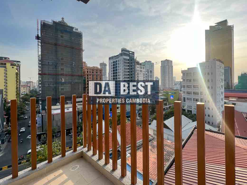 new Apartment for rent in phnom penh - near independence monument- Balcony