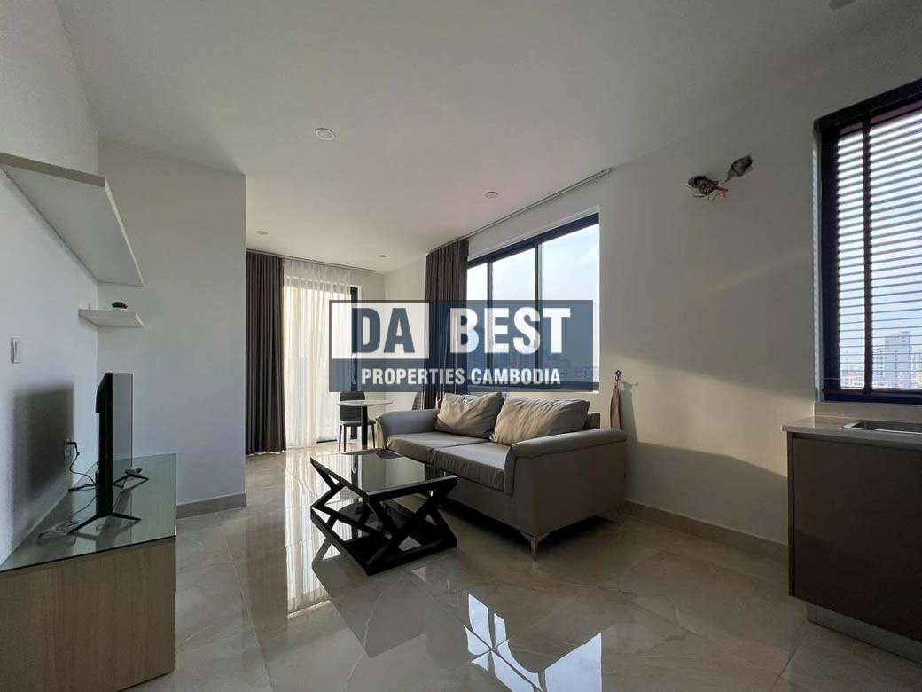 1 Bedroom Apartment for rent in Phnom Penh - Chakto Mukh- livingroom2