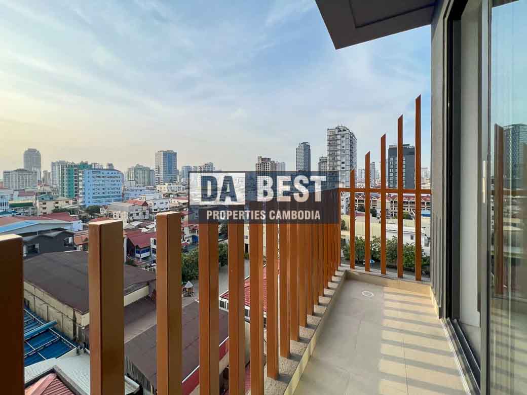 1 Bedroom Apartment for rent in Phnom Penh - Chakto Mukh-balcony