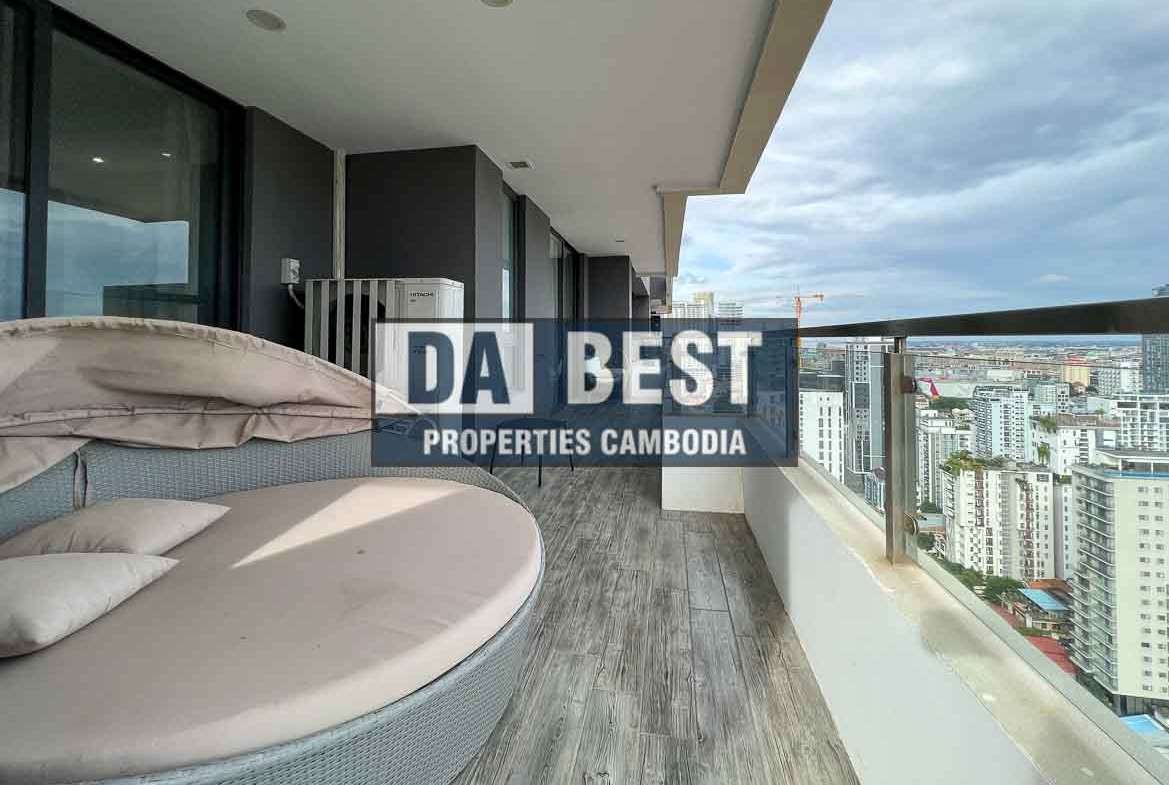 Picasso City Garden: 5 Bedrooms Penthouse for Sale in Phnom Penh - balcony