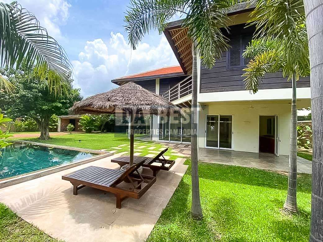 Private Luxury Villa 3 Bedrooms For Rent In Siem Reap Cambodia With Swimming Pool And Garden (6)