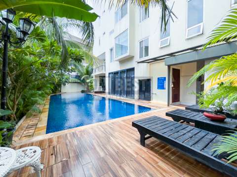 ST Premier Residence 3 Bedroom Apartment For Rent With Swimming Pool In Siem Reap - Swiiming Pool - 2