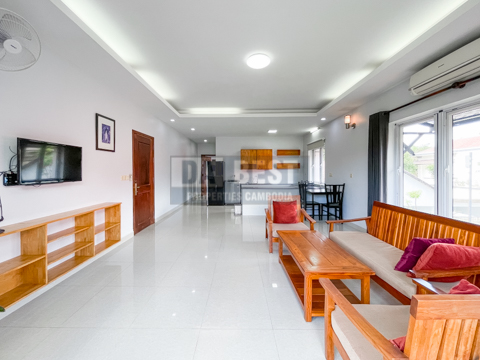 Ground floor 1 Bedroom Apartment For Rent In Siem Reap - Livingroom