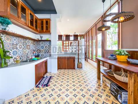 Luxury Wooden House For Sale in Siem Reap - Kitchen