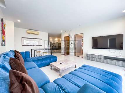 ST Premier Residence Siem Reap- Amazing 2 Bedroom Condo For Sale With Pool View In Siem Reap - Livingroom