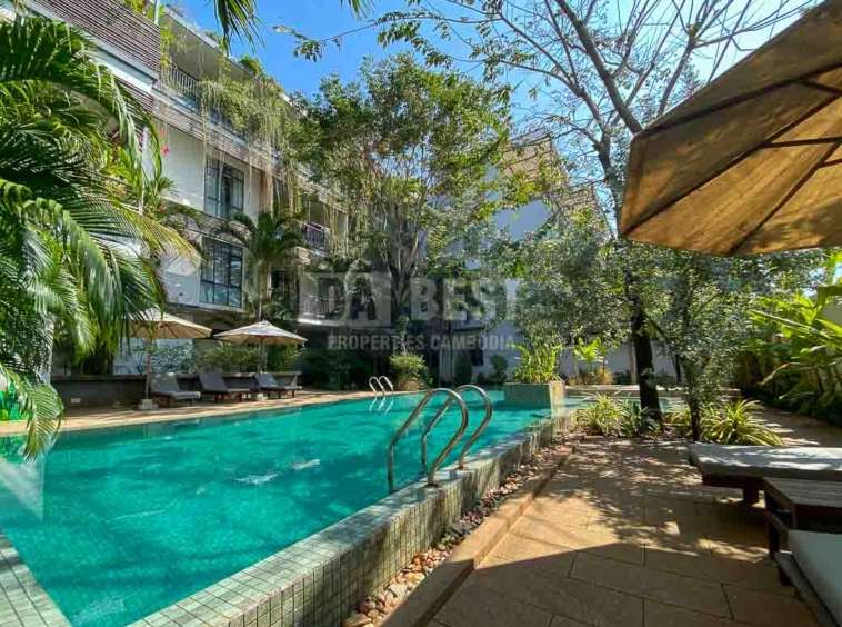 Apartment For Rent In Siem Reap - Sala Kamroeuk-Swimming pool