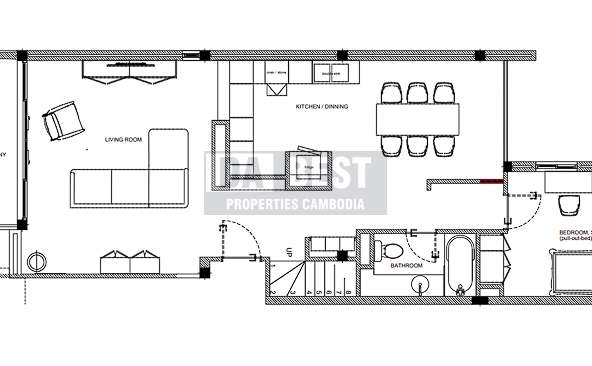 Grace Condo For Sale in Siem Reap-Floor plan